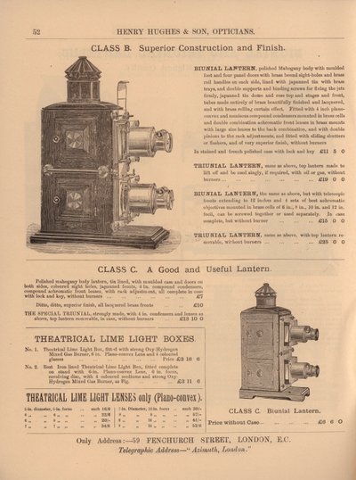 Page from Henry Hughes & Son