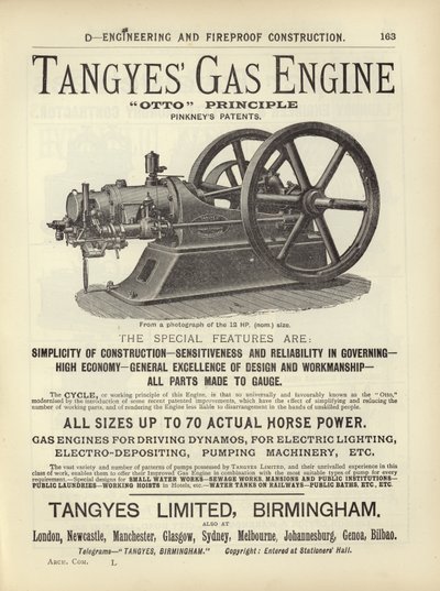 Page from The Architects, Surveyors and Engineers Compendium 1892 by English School