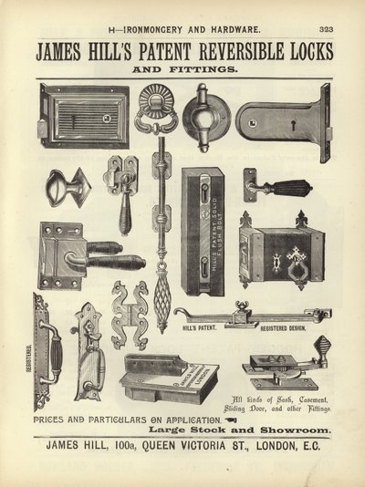 Page from The Architects, Surveyors and Engineers Compendium 1892 by English School