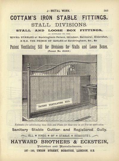 Page from The Architects, Surveyors and Engineers Compendium 1892 by English School