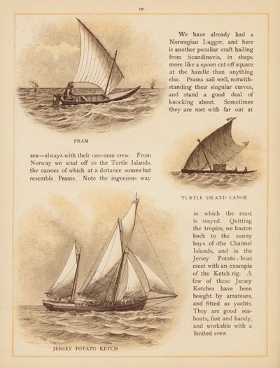 Page from The Boats of the World, late 19th century by English School