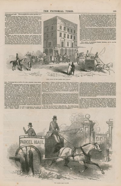 Page from The Pictorial Times by English School