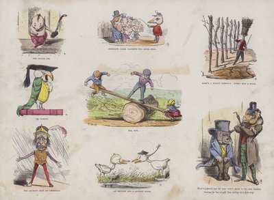 Page from the Attractive Picture Book by English School