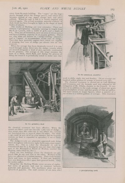 Page from the Black and White Budget by English School