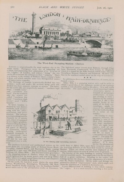 Page from the Black and White Budget by English School