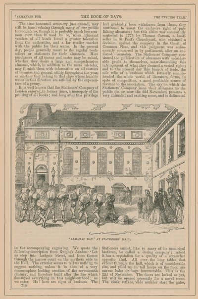 Page from the Book of Days by English School