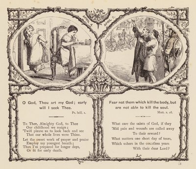 Page from the Children’s Daily Bread by English School