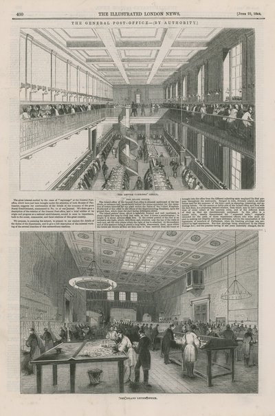 Page from the Illustrated London News by English School