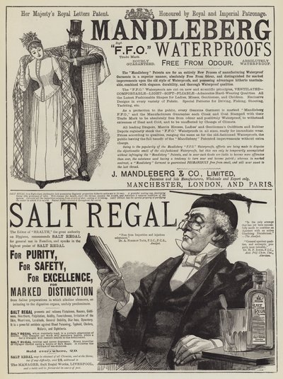 Page of Advertisements by English School