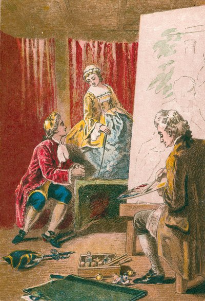 Painting the Family Picture by English School