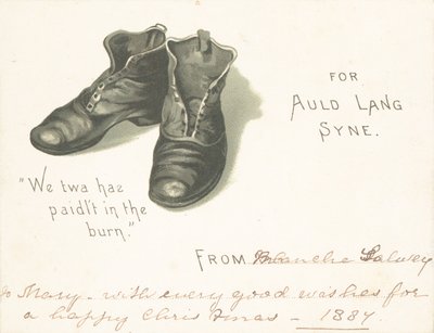 Pair of Black Boots by English School