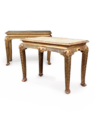 Pair of George II pier tables by English School