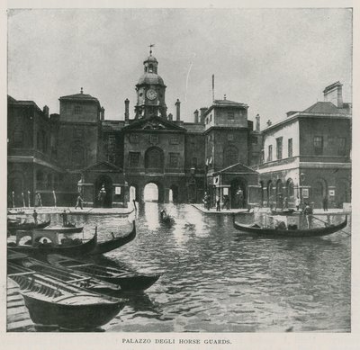 Palace of the Horse Guards by English School