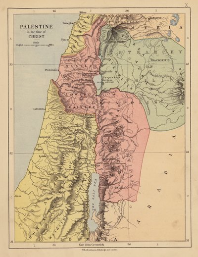 Palestine in the Time of Christ by English School