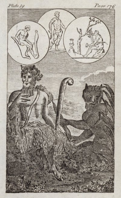 Pan (engraving) by English School