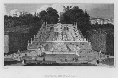Paris, Cascade De St Cloud by English School
