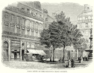 Paris Depot of the Religious Tract Society by English School