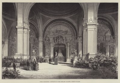 Paris Exhibition, Entrance to the Fine-Art Gallery, Champ de Mars by English School