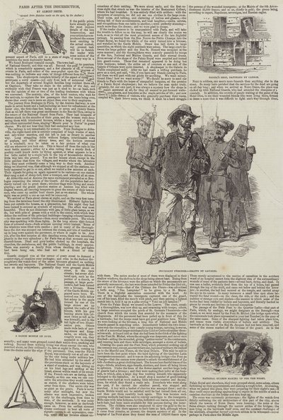 Paris after the Insurrection by English School