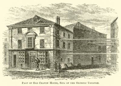 Part of Old Craven House, Site of the Olympic Theatre by English School