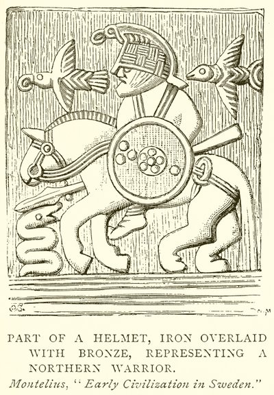 Part of a Helmet, Iron Overlaid with Bronze by English School