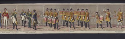 Part of the Panorama of the Marriage of Queen Victoria, c.1840 by English School