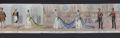 Part of the Panorama of the Marriage of Queen Victoria, c.1840 by English School
