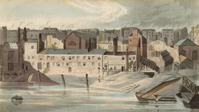 Part of the Ruins of the Savoy in 1816 by English School