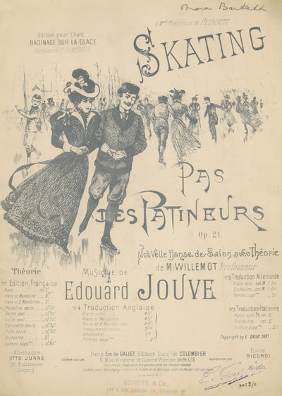 Pas Des Patineurs by English School