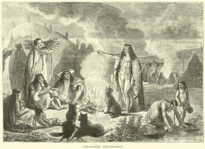 Patagonian Encampment by English School