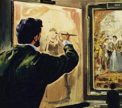 Paul Cezanne studied and even copied the works of Rubens in the Louvre Museum by English School