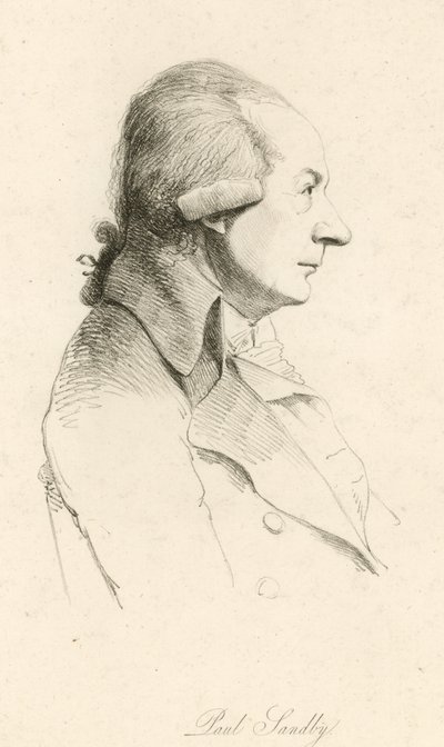 Paul Sandby, map-maker and painter by English School