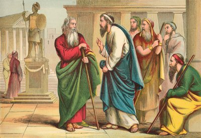 Paul Rebuking Peter by English School