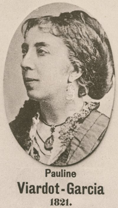 Pauline Viardot-Garcia by English School