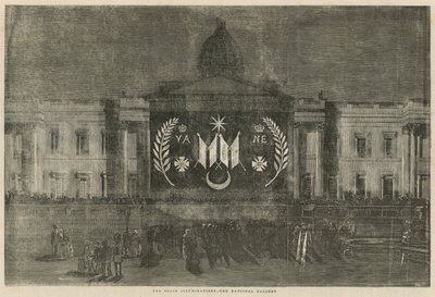 Peace Illuminations Adorning the National Gallery by English School