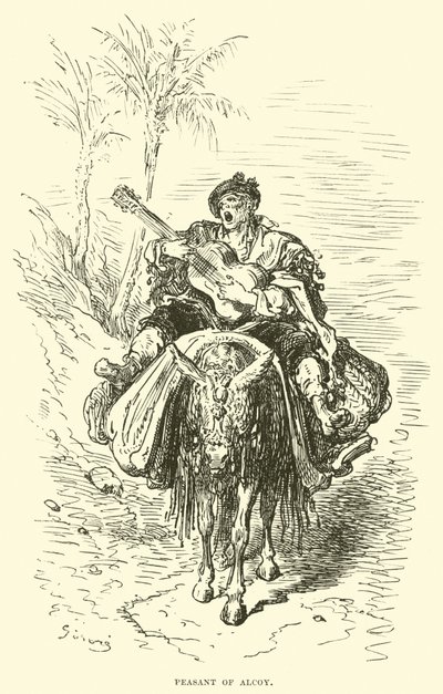 Peasant of Alcoy by English School