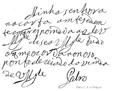 Pedro II, King of Portugal by English School