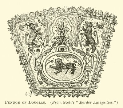 Pennon of Douglas by English School