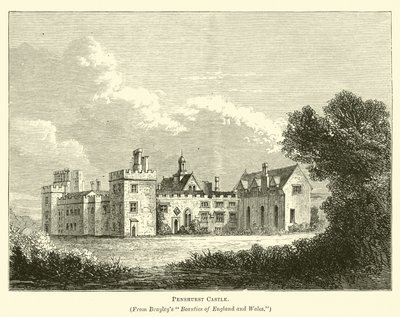 Penshurst Castle by English School
