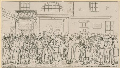 People Gathered in Tattersalls by English School