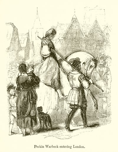Perkin Warbeck Entering London by English School