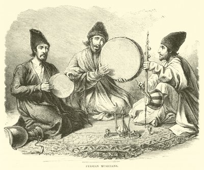 Persian Musicians by English School