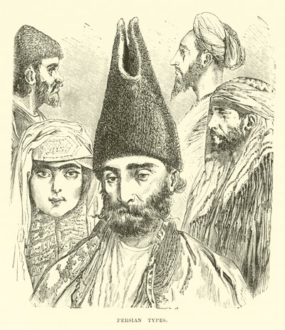 Persian Types by English School