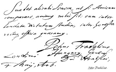 Peter Fradelius by English School