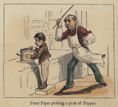 Peter Piper picking a peck of Pepper by English School