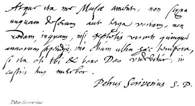 Peter Scriverius by English School