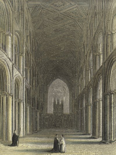 Peterborough Cathedral, The Nave by English School