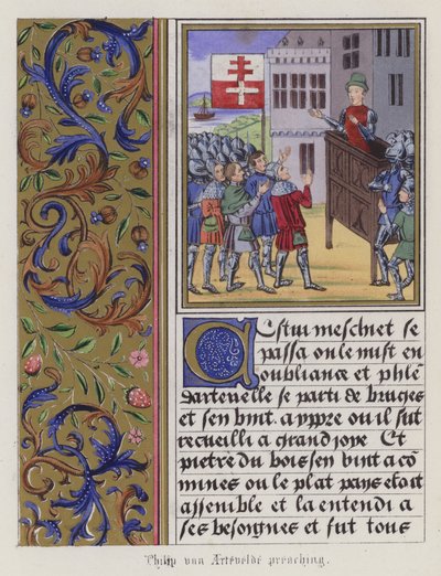 Philip Von Artaveld preaching by English School