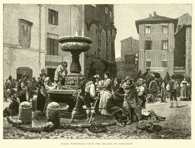 Piazza Montanara, with the Theatre of Marcellus by English School