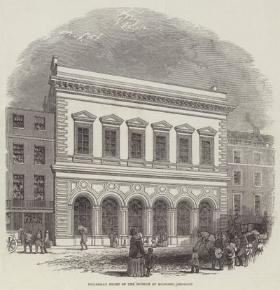 Piccadilly Front of the Museum of Economic Geology by English School